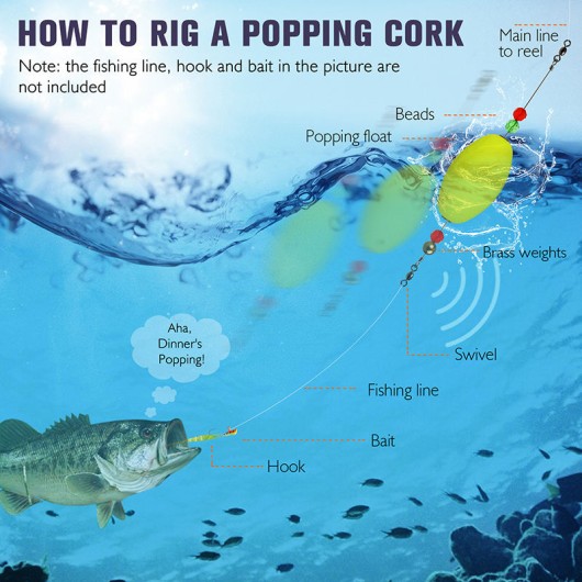 Eco-Friendly High-Quality Popping Cork Fishing Float Durable Lightweight Foam Floating Fishing Tackle Eco-Friendly High-Quality Popping Cork Fishing Float Durable Lightweight Foam Floating Fishing Tackle