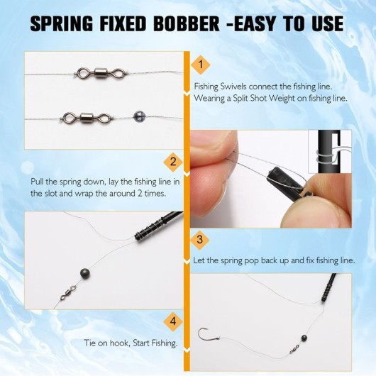 Balsa Wood Float – High Buoyancy, Spring-Secured Balsa Wood Float – High Buoyancy, Spring-Secured