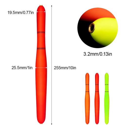 10 inch Weighted Balsa Fishing Float 10 inch Weighted Balsa Fishing Float