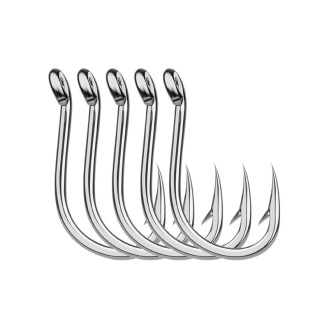 Sea Fishing Stainless Steel Single Hook 20-80kg Max Tension Anti-Corrosion Barb Sea Fishing Stainless Steel Single Hook 20-80kg Max Tension Anti-Corrosion Barb