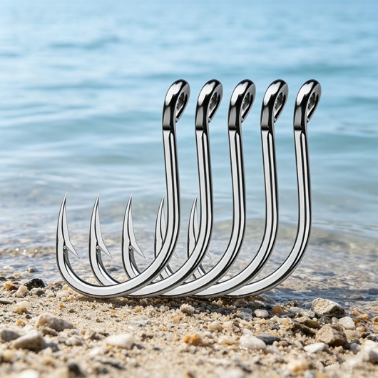 Sea Fishing Stainless Steel Single Hook 20-80kg Max Tension Anti-Corrosion Barb Sea Fishing Stainless Steel Single Hook 20-80kg Max Tension Anti-Corrosion Barb