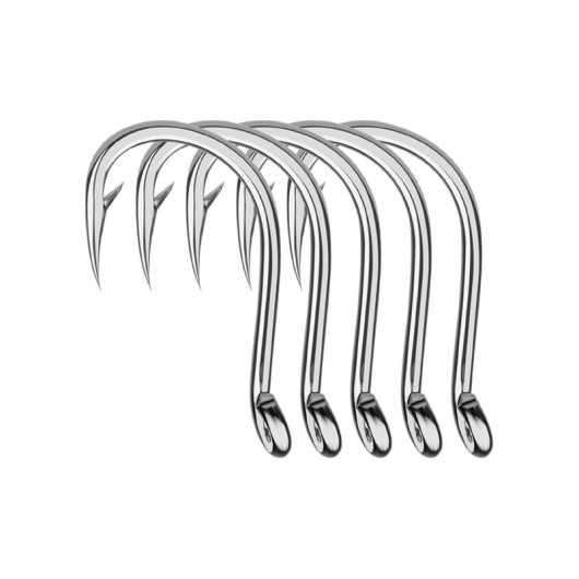 Sea Fishing Stainless Steel Single Hook 20-80kg Max Tension Anti-Corrosion Barb Sea Fishing Stainless Steel Single Hook 20-80kg Max Tension Anti-Corrosion Barb