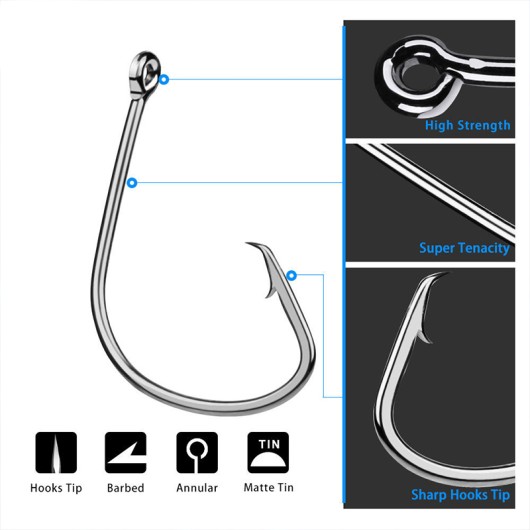 Quality Alloy Octopus Hooks 100pcs/bag Saltwater Fishing Quality Alloy Octopus Hooks 100pcs/bag Saltwater Fishing