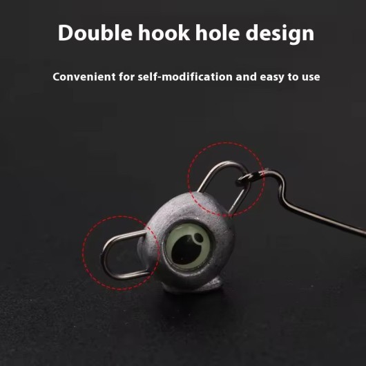 High Carbon Steel Anti-Hanging Bottom Glowing Obstacle-Crossing Fishing Hook High Carbon Steel Anti-Hanging Bottom Glowing Obstacle-Crossing Fishing Hook