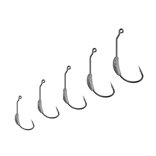 High Carbon Steel Soft Bait Lead Fishing Hook Black Nickel Barb Crank Hook High Carbon Steel Soft Bait Lead Fishing Hook Black Nickel Barb Crank Hook