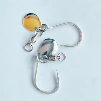 High Carbon Steel Bearing Swivel Sequins Iron Fishing Hook