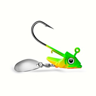 SNEDA Jig Head Hook with Spinner Spoon Realistic Fishing Hook