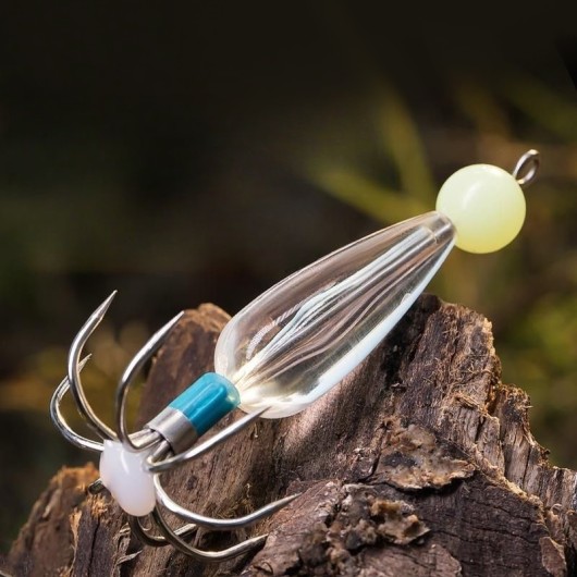 Stainless Steel Glow 8-Pin Squid Fishing Jig Lure Stainless Steel Glow 8-Pin Squid Fishing Jig Lure