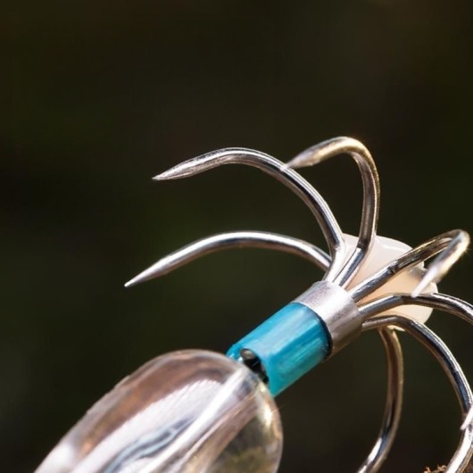 Stainless Steel Glow 8-Pin Squid Fishing Jig Lure Stainless Steel Glow 8-Pin Squid Fishing Jig Lure
