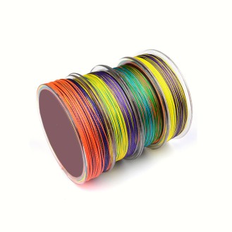 New Level Braided Fishing Line 100M Multi-LB Mixed Colors