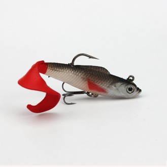 Soft Fishing Lure Kit Crank T-Tail Swimbait