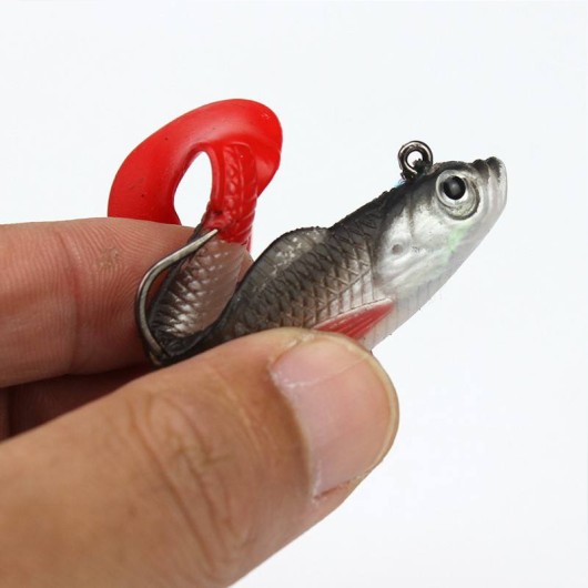 Soft Fishing Lure Kit Crank T-Tail Swimbait Soft Fishing Lure Kit Crank T-Tail Swimbait