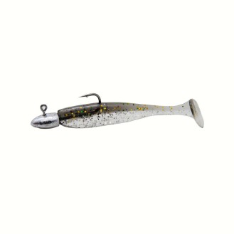 Soft Shad Bait With Lead Head Hook 6cm 3g Paddle Tail Fishing Lure 5Pcs Bionic Soft Bait Fishing Gear