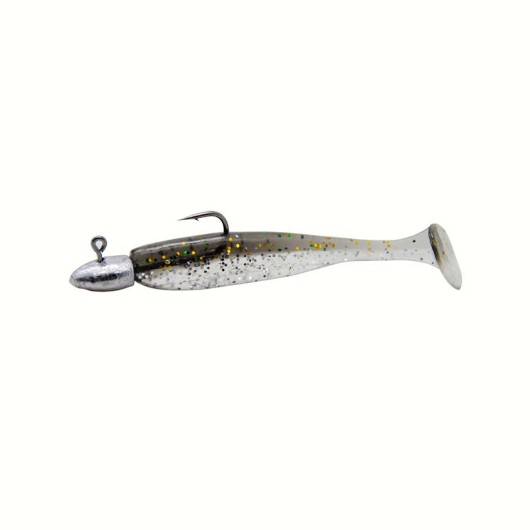 Soft Shad Bait With Lead Head Hook 6cm 3g Paddle Tail Fishing Lure 5Pcs Bionic Soft Bait Fishing Gear