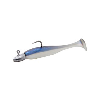 Soft Shad Bait With Lead Head Hook 6cm 3g Paddle Tail Fishing Lure 5Pcs Bionic Soft Bait Fishing Gear