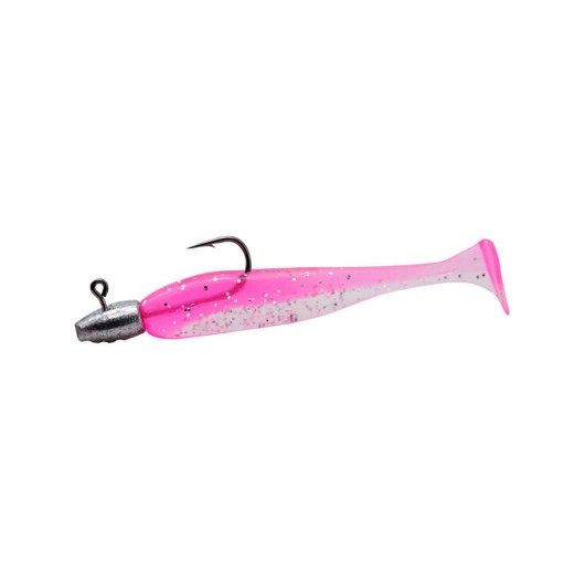 Soft Shad Bait With Lead Head Hook 6cm 3g Paddle Tail Fishing Lure 5Pcs Bionic Soft Bait Fishing Gear