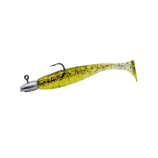 Soft Shad Bait With Lead Head Hook 6cm 3g Paddle Tail Fishing Lure 5Pcs Bionic Soft Bait Fishing Gear