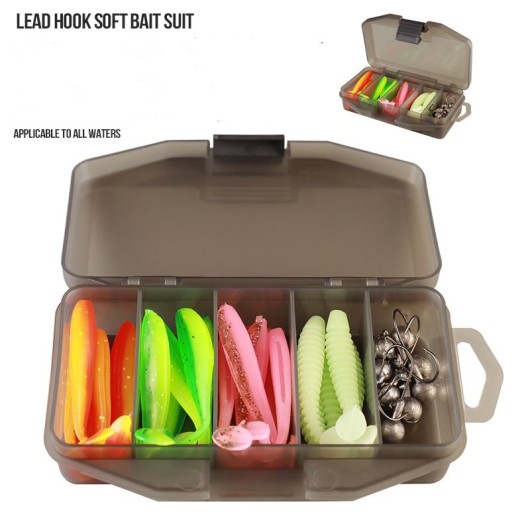 33pcs Worm Bait Kit Silicone Soft Fishing Lure with Jig Head Hook 33pcs Worm Bait Kit Silicone Soft Fishing Lure with Jig Head Hook