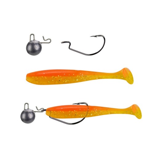 New Lifelike Fishing Lures Kit with Jig Heads Soft Bait New Lifelike Fishing Lures Kit with Jig Heads Soft Bait