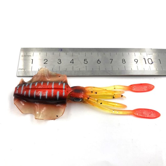 Superior Plastic Fishing Lure Squid Skirts Luminous Soft Bait