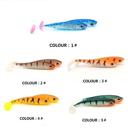 Soft Lures 70mm T Tail Wobbler Fishing Lure Soft Lures 70mm T Tail Wobbler Fishing Lure