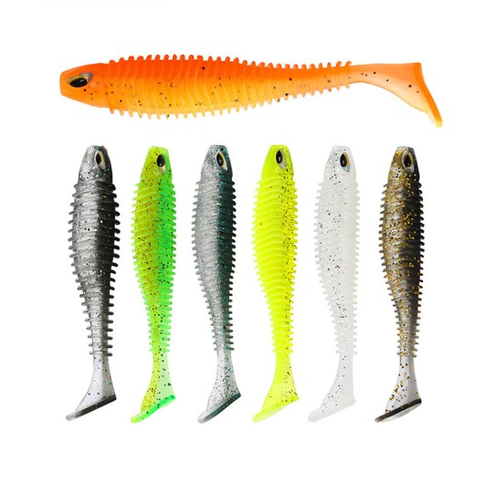 Double Color Soft Lure Artificial Soft Bait Thread Fishing Lure Bass Fishing Lure 8cm/5g 11cm Double Color Soft Lure Artificial Soft Bait Thread Fishing Lure Bass Fishing Lure 8cm/5g 11cm