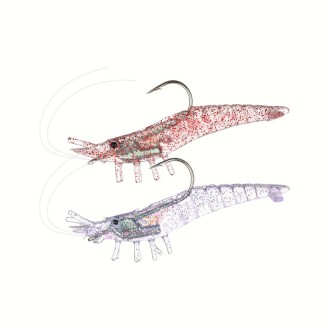 Soft Bionic Shrimp Lure Jig Head Hook Fishing Lure
