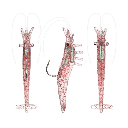 Soft Bionic Shrimp Lure Jig Head Hook Fishing Lure Soft Bionic Shrimp Lure Jig Head Hook Fishing Lure
