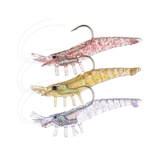 Soft Bionic Shrimp Lure Jig Head Hook Fishing Lure Soft Bionic Shrimp Lure Jig Head Hook Fishing Lure
