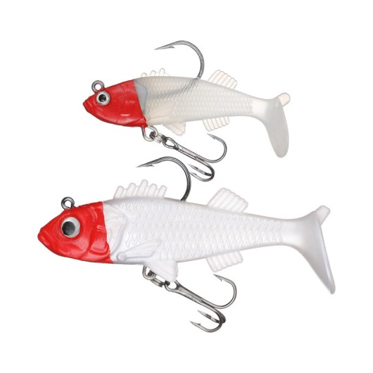 Soft Jig Head Lure T Tail Casting Bait Luminous Soft Jig Head Lure T Tail Casting Bait Luminous