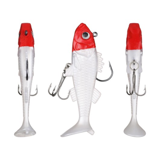 Soft Jig Head Lure T Tail Casting Bait Luminous Soft Jig Head Lure T Tail Casting Bait Luminous