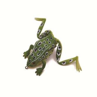 Soft Frog Bait 65mm 17.2g Elastic Silicone with Hook for Snakehead Bass Top Water Fishing Lure