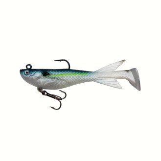 10cm15g Lead Lure Artificial Soft Bait With Wing And Double Hook Long Shot Swimbait