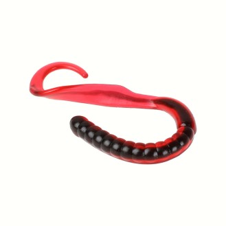 Silicone Soft Worm Bait 150mm 6g Double Color Artificial Soft Bait