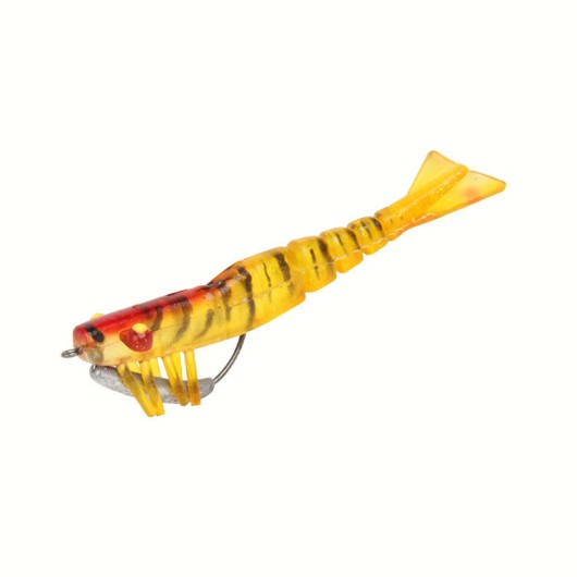 Soft Jointed Shrimp Bait with Lead Hook, Realistic Lure Soft Jointed Shrimp Bait with Lead Hook, Realistic Lure
