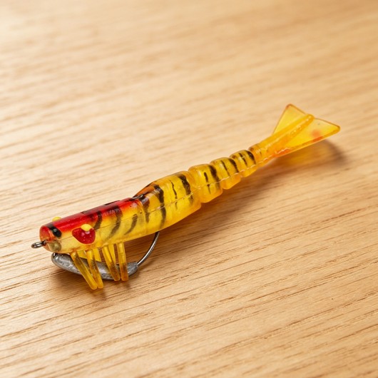Soft Jointed Shrimp Bait with Lead Hook, Realistic Lure Soft Jointed Shrimp Bait with Lead Hook, Realistic Lure