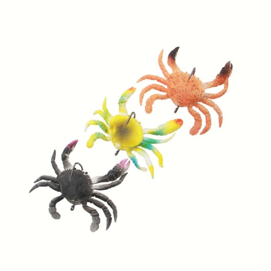 100mm 40g Soft Plastic Crab Lure Single Hook