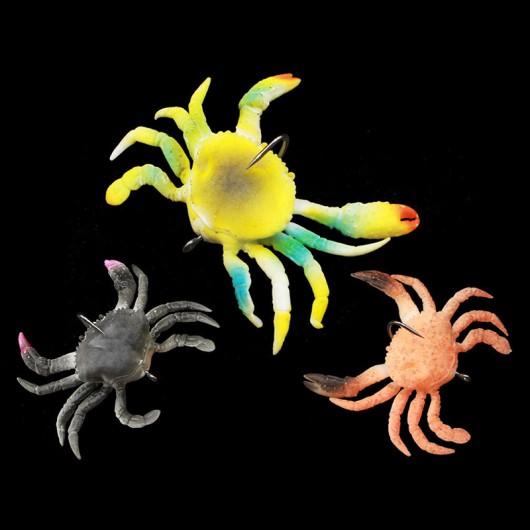 100mm 40g Soft Plastic Crab Lure Single Hook