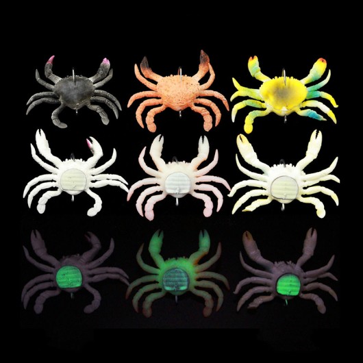 100mm 40g Soft Plastic Crab Lure Single Hook