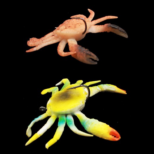 100mm 40g Soft Plastic Crab Lure Single Hook