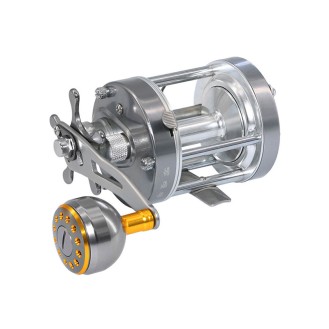 Sea Fishing Explosion Proof Alarm Metal Drum Single Handle Slow Casting Reel