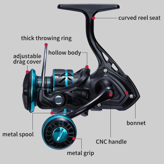 HZ500 Spinning Fishing Reel /Metal Handle HZ500 Spinning Fishing Reel /Metal Handle