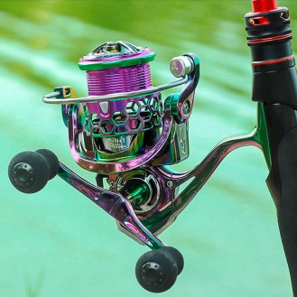 JS1000- 4BB Spinning Reel Max Drag 12kg Rotating Fishing Reel