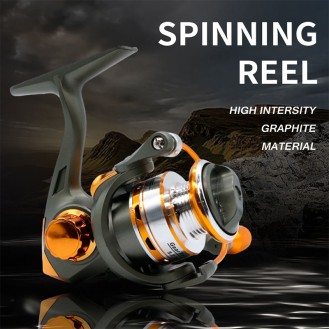 Left-Handed Micro Freshwater Spinning Reel — Dual-Speed ​​System