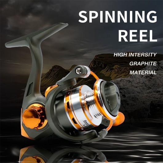Left-Handed Micro Freshwater Spinning Reel — Dual-Speed System Left-Handed Micro Freshwater Spinning Reel — Dual-Speed System