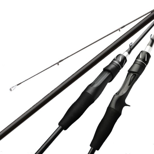 High Carbon Fiber Two-Section Fast Action Casting Spinning Fishing Rod High Carbon Fiber Two-Section Fast Action Casting Spinning Fishing Rod