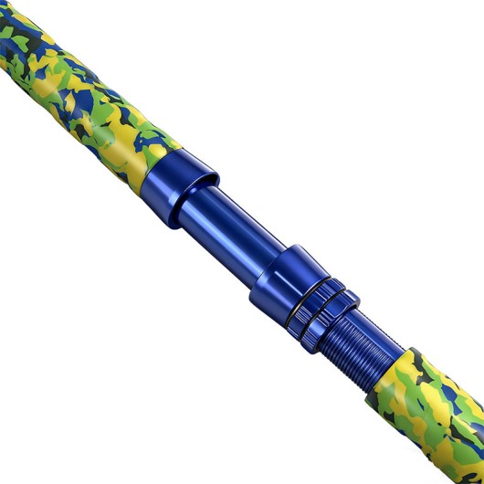 Fiber Glass 2.13m Luminous Fishing Rod 2 Sections Casting Spinning Rod Fiber Glass 2.13m Luminous Fishing Rod 2 Sections Casting Spinning Rod