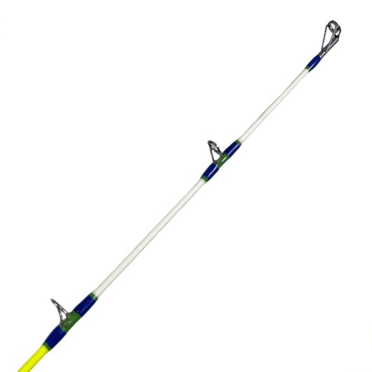 Fiber Glass 2.13m Luminous Fishing Rod 2 Sections Casting Spinning Rod Fiber Glass 2.13m Luminous Fishing Rod 2 Sections Casting Spinning Rod