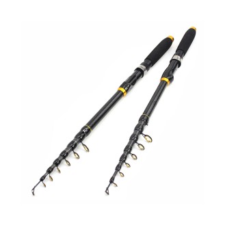 Telescopic Carbon Fishing Rod Multi-Section Spinning Rod Carbon Fiber Rod