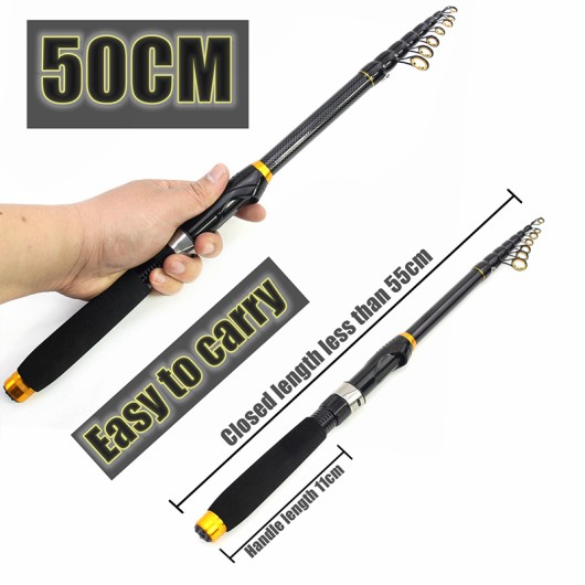 Telescopic Carbon Fishing Rod Multi-Section Spinning Rod Carbon Fiber Rod Telescopic Carbon Fishing Rod Multi-Section Spinning Rod Carbon Fiber Rod